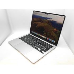 【中古】Apple MacBook Air 13インチ CTO (M3,2024) シルバー M3(CPU:8C/GPU:10C)/16G/256G【高崎モントレー】保証期間１ヶ月【ランクB】