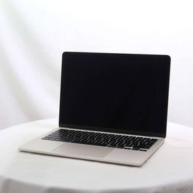 〔中古〕Apple(アップル) MacBook Air 13.6-inch Early-2024 MXCU3J／A Apple M3 8コアCPU_10コアGPU 16GB SSD512GB スターライト 〔15.3 Sequoia〕〔258-ud〕