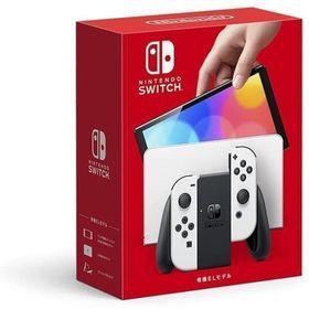 未使用品 ニンテンドースイッチ 有機ELモデル ホワイト Nintendo Switch Joy-Con (L) / (R) ゲーム機本体 White ‖N7373