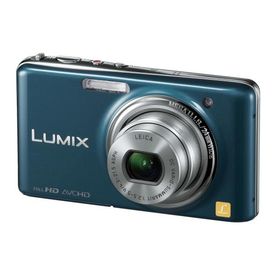 パナソニック デジタルカメラ LUMIX FX77 スエードブルー DMC-FX77-A