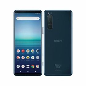 【SIMロック解除済】docomo Xperia5 II SO-52A Blue SONY 当社3ヶ月間保証 中古 イオシス