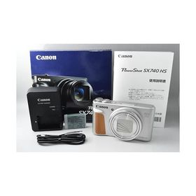 Canon コンパクトデジタルカメラ PowerShot SX740 HS シルバー 光学40倍ズーム/4K動画/Wi-Fi対応 PSSX740HSSL