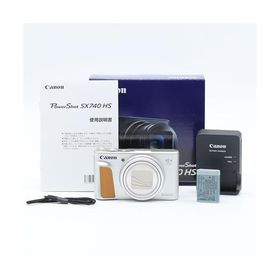 Canon コンパクトデジタルカメラ PowerShot SX740 HS シルバー 光学40倍ズーム/4K動画/Wi-Fi対応 PSSX740HSSL