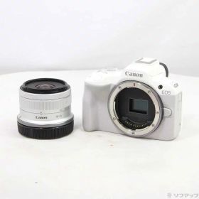 【中古】Canon(キヤノン) EOS R50 RF-S18-45 IS STM レンズキット ホワイト 【344-ud】