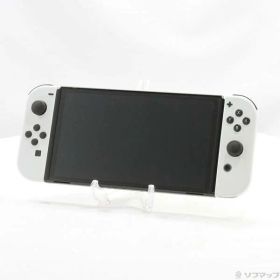 【中古】Nintendo(任天堂) Nintendo Switch 有機ELモデル Joy-Con(L)／(R) ホワイト 【377-ud】