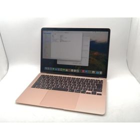 【中古】Apple MacBook Air 13インチ M1(CPU:8C/GPU:7C) 8GB/256GB ゴールド MGND3J/A (M1・2020)【千葉】保証期間１ヶ月【ランクB】