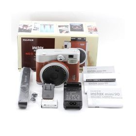 富士フイルム(FUJIFILM) インスタントカメラ チェキ instax mini 90 ネオクラシック ブラウン INSTAX MINI 90 BROWN