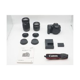 Canon デジタル一眼レフカメラ EOS Kiss X9 ブラック ダブルズームキット EF-S18-55mm/EF-S55-250mm付属 EOSKISSX9BK-WKIT