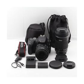 Canon デジタル一眼レフカメラ EOS Kiss X9 ブラック ダブルズームキット EF-S18-55mm/EF-S55-250mm付属 EOSKISSX9BK-WKIT