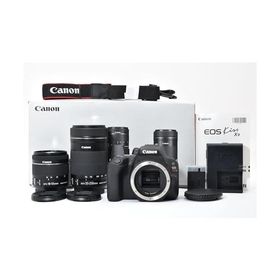 Canon デジタル一眼レフカメラ EOS Kiss X9 ブラック ダブルズームキット EF-S18-55mm/EF-S55-250mm付属 EOSKISSX9BK-WKIT