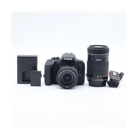 Canon デジタル一眼レフカメラ EOS Kiss X9 ブラック ダブルズームキット EF-S18-55mm/EF-S55-250mm付属 EOSKISSX9BK-WKIT