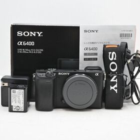 ショット数『1899』SONY(ソニー) APS-C ミラーレス一眼カメラ α6400 ボディ(レンズなし) ブラック