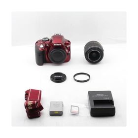 Nikon デジタル一眼レフカメラ D3300 18-55 VR IIレンズキット レッド D3300LKRD