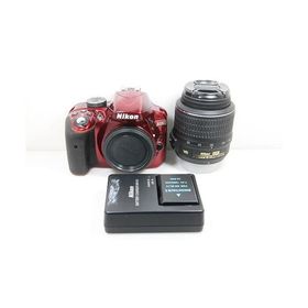 Nikon デジタル一眼レフカメラ D3300 18-55 VR IIレンズキット レッド D3300LKRD