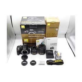 Nikon デジタル一眼レフカメラ D3300 ダブルズームキット2 ブラック