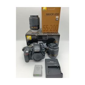 Nikon デジタル一眼レフカメラ D3300 ダブルズームキット2 ブラック