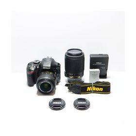 Nikon デジタル一眼レフカメラ D3300 ダブルズームキット ブラック D3300WZBK
