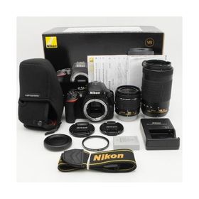 Nikon デジタル一眼レフカメラ D5600 ダブルズームキット ブラック D5600WZBK