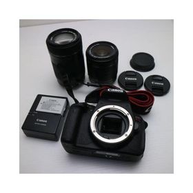 Canon デジタル一眼レフカメラ EOS Kiss X7i ダブルズームキット EF-S18-55 IS STM/EF-S55-250 IS STM付属 ブラック KISSX7I-WKIT