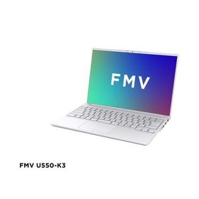 【長期保証付】富士通(FUJITSU) FMV Note U FMVU550K3W 14.0型 Win11Home Corei5 メモリ16GB SSD512GB OfficeH&amp;B2024 シルバーホワイト U550-K3