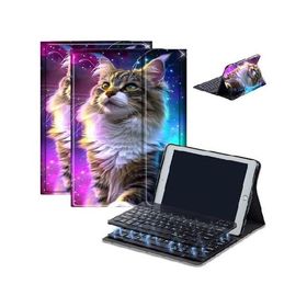 Case for Fire HD 10 ＆ 10 Plus Tablet (13th/11th Generation, 2023/2021 Release) 10.1" with Keyboard, PU Leather Multiple-Angles Keyboard C_並行輸入