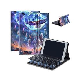 Case for Fire HD 10 ＆ 10 Plus Tablet (13th/11th Generation, 2023/2021 Release) 10.1" with Keyboard, PU Leather Multiple-Angles Keyboard C_並行輸入