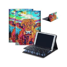 Case for Fire HD 10 ＆ 10 Plus Tablet (13th/11th Generation, 2023/2021 Release) 10.1" with Keyboard, PU Leather Multiple-Angles Keyboard C_並行輸入