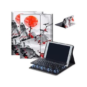 Case for Fire HD 10 ＆ 10 Plus Tablet (13th/11th Generation, 2023/2021 Release) 10.1" with Keyboard, PU Leather Multiple-Angles Keyboard C_並行輸入