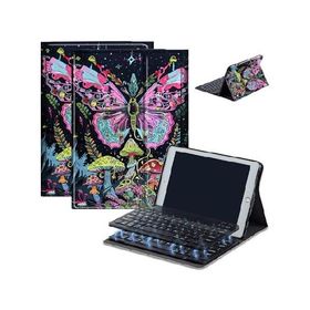 Case for Fire HD 10 ＆ 10 Plus Tablet (13th/11th Generation, 2023/2021 Release) 10.1" with Keyboard, PU Leather Multiple-Angles Keyboard C_並行輸入