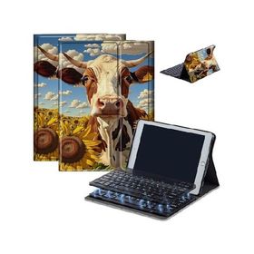 Case for Fire HD 10 ＆ 10 Plus Tablet (13th/11th Generation, 2023/2021 Release) 10.1" with Keyboard, PU Leather Multiple-Angles Keyboard C_並行輸入