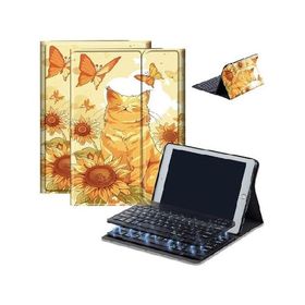 Case for Fire HD 10 ＆ 10 Plus Tablet (13th/11th Generation, 2023/2021 Release) 10.1" with Keyboard, PU Leather Multiple-Angles Keyboard C_並行輸入