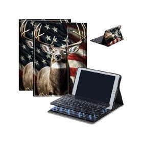 Case for Fire HD 10 ＆ 10 Plus Tablet (13th/11th Generation, 2023/2021 Release) 10.1" with Keyboard, PU Leather Multiple-Angles Keyboard C_並行輸入