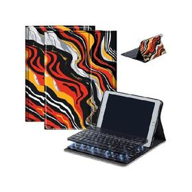 Case for Fire HD 10 ＆ 10 Plus Tablet (13th/11th Generation, 2023/2021 Release) 10.1" with Keyboard, PU Leather Multiple-Angles Keyboard C_並行輸入