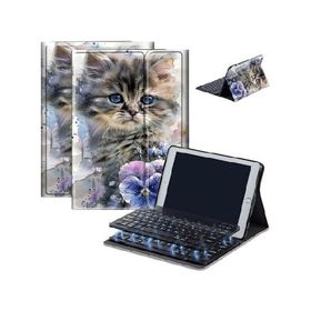 Case for Fire HD 10 ＆ 10 Plus Tablet (13th/11th Generation, 2023/2021 Release) 10.1" with Keyboard, PU Leather Multiple-Angles Keyboard C_並行輸入