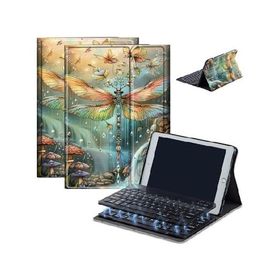 Case for Fire HD 10 ＆ 10 Plus Tablet (13th/11th Generation, 2023/2021 Release) 10.1" with Keyboard, PU Leather Multiple-Angles Keyboard C_並行輸入