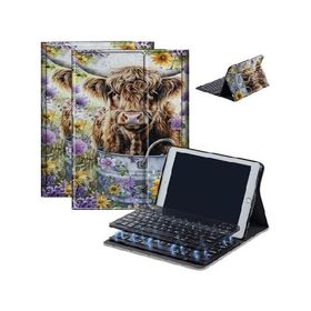 Case for Fire HD 10 ＆ 10 Plus Tablet (13th/11th Generation, 2023/2021 Release) 10.1" with Keyboard, PU Leather Multiple-Angles Keyboard C_並行輸入