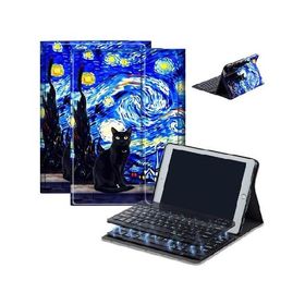 Case for Fire HD 10 ＆ 10 Plus Tablet (13th/11th Generation, 2023/2021 Release) 10.1" with Keyboard, PU Leather Multiple-Angles Keyboard C_並行輸入