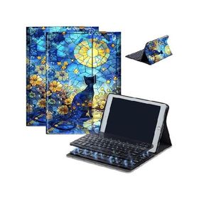 Case for Fire HD 10 ＆ 10 Plus Tablet (13th/11th Generation, 2023/2021 Release) 10.1" with Keyboard, PU Leather Multiple-Angles Keyboard C_並行輸入