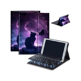 Case for Fire HD 10 ＆ 10 Plus Tablet (13th/11th Generation, 2023/2021 Release) 10.1" with Keyboard, PU Leather Multiple-Angles Keyboard C_並行輸入