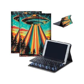 Case for Fire HD 10 ＆ 10 Plus Tablet (13th/11th Generation, 2023/2021 Release) 10.1" with Keyboard, PU Leather Multiple-Angles Keyboard C_並行輸入