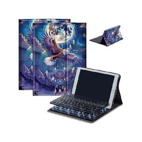 Case for Fire HD 10 ＆ 10 Plus Tablet (13th/11th Generation, 2023/2021 Release) 10.1" with Keyboard, PU Leather Multiple-Angles Keyboard C_並行輸入