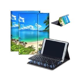 Case for Fire HD 10 ＆ 10 Plus Tablet (13th/11th Generation, 2023/2021 Release) 10.1" with Keyboard, PU Leather Multiple-Angles Keyboard C_並行輸入