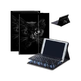 Case for Fire HD 10 ＆ 10 Plus Tablet (13th/11th Generation, 2023/2021 Release) 10.1" with Keyboard, PU Leather Multiple-Angles Keyboard C_並行輸入