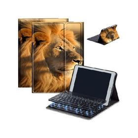 Case for Fire HD 10 ＆ 10 Plus Tablet (13th/11th Generation, 2023/2021 Release) 10.1" with Keyboard, PU Leather Multiple-Angles Keyboard C_並行輸入