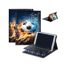 Case for Fire HD 10 ＆ 10 Plus Tablet (13th/11th Generation, 2023/2021 Release) 10.1" with Keyboard, PU Leather Multiple-Angles Keyboard C_並行輸入