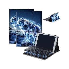 Case for Fire HD 10 ＆ 10 Plus Tablet (13th/11th Generation, 2023/2021 Release) 10.1" with Keyboard, PU Leather Multiple-Angles Keyboard C_並行輸入