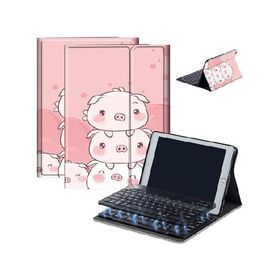 Case for Fire HD 10 ＆ 10 Plus Tablet (13th/11th Generation, 2023/2021 Release) 10.1" with Keyboard, PU Leather Multiple-Angles Keyboard C_並行輸入