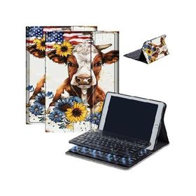 Case for Fire HD 10 ＆ 10 Plus Tablet (13th/11th Generation, 2023/2021 Release) 10.1" with Keyboard, PU Leather Multiple-Angles Keyboard C_並行輸入