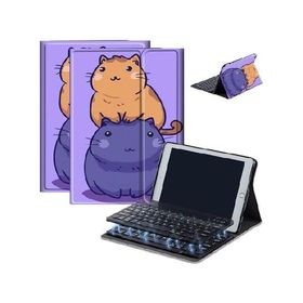 Case for Fire HD 10 ＆ 10 Plus Tablet (13th/11th Generation, 2023/2021 Release) 10.1" with Keyboard, PU Leather Multiple-Angles Keyboard C_並行輸入