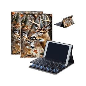 Case for Fire HD 10 ＆ 10 Plus Tablet (13th/11th Generation, 2023/2021 Release) 10.1" with Keyboard, PU Leather Multiple-Angles Keyboard C_並行輸入